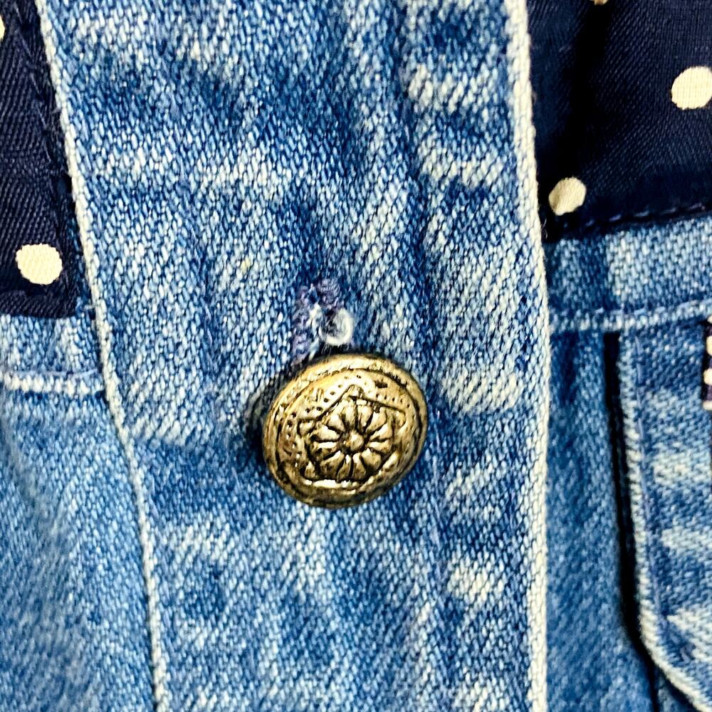 Vintage Shelly & Arnold Denim Vest M - Picture 7 of 7